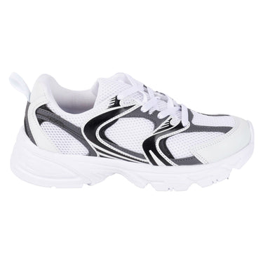 Tenis Deportivos Running Fratello Color Blanco Con Negro Para Hombre 2063