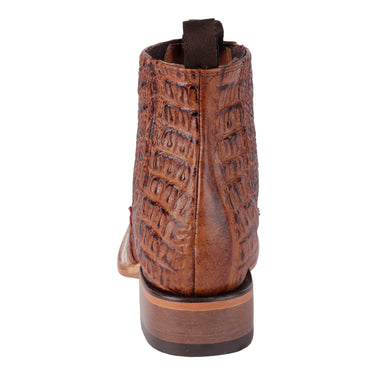 Botines Vaqueros Punta Redonda Hombre Fratello B-380 Coñac