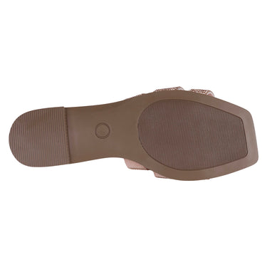 Sandalia Casual Fratello Color Oro Rosado Para Mujer 0418