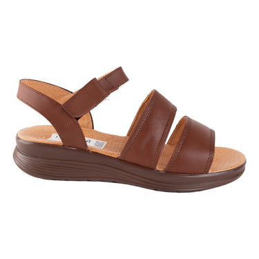 Sandalias Casuales Fratello Color Café Para Mujer 0841