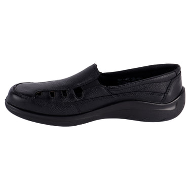 Zapato Confort De Piel Flexi Color Negro Para Mujer 128701