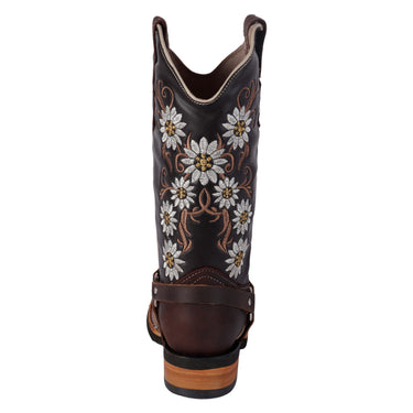 Bota Vaquera Fratello Color Chocolate Para Mujer 1009