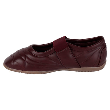 Flats Casuales Fratello Color Vino Para Mujer 0621
