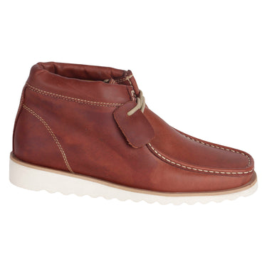 Botines Casuales Piel Fratello Color Roble Para Hombre 8701
