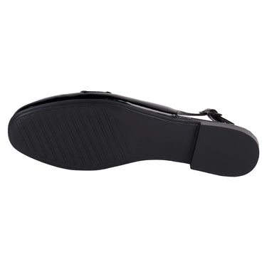 Flats Destalonados Fratello Color Negro Para Mujer 0353