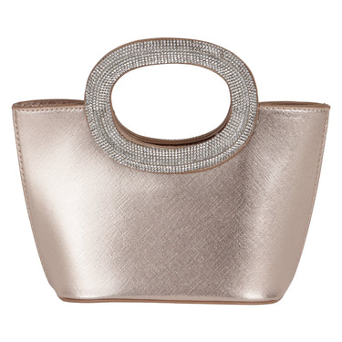 Bolso de Mano Casual Fratello Color Or Rosado para Mujer MD-5216