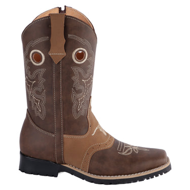 Bota Vaquera Color Café Para Hombre 0577