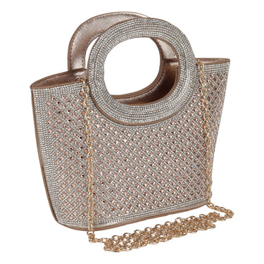 Bolso de Mano Casual Fratello Color Or Rosado para Mujer MD-5216