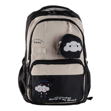 Mochila Escolar Fratello Color Negro Para Mujer 6655