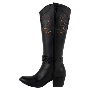 Botas de Tubo Alto Maquech Color Negro para Mujer 0894