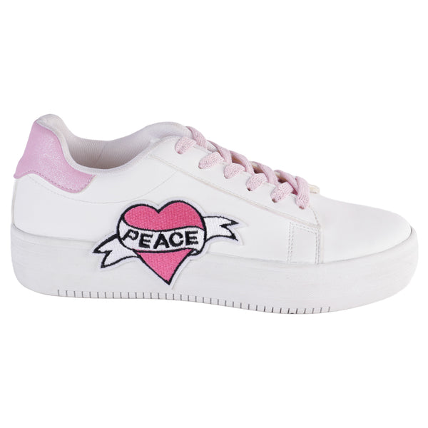 TENIS Fratello - PEACE - BLANCO ROSA - 23/26