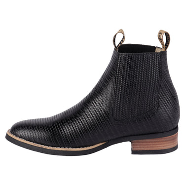 Botines Vaqueros Color Negro Fratello Para Hombre 0048