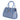 Bolso Tote Fratello Color Azul Para Mujer Bn086 Azul Claro Lisa Oro