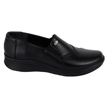 Zapato Confort De Piel Barcassi Color Negro Para Mujer 6302