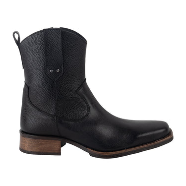 Botines Vaqueros Verde Tabaco Color Negro Para Hombre 1743