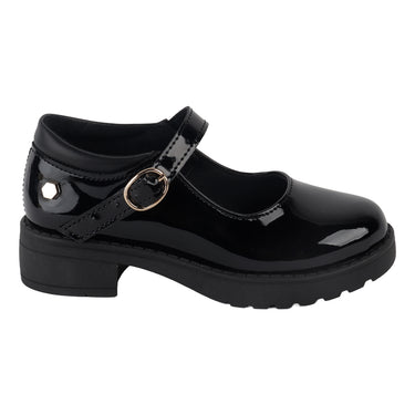 Zapatos Escolares Fratello Color Negro para Niña 0584