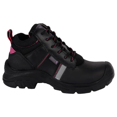 Bota Industrial Fratello Color Negro Para Mujer 0801 Poliami