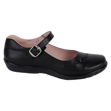 Zapatos Escolares De Piel Color Negro Para Mujer 1715