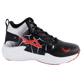TENIS PONTIAC - 6146 - BLANCO NEGRO ROJO - 25/29