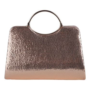 Bolso de Mano Fratello Color Oro Rosado para Mujer MD-6289M