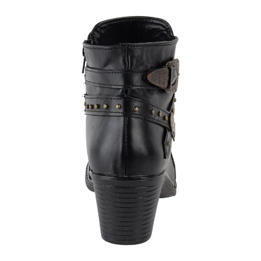 Fratello Botines Vaquero de Piel Color Negro Para Mujer 0716