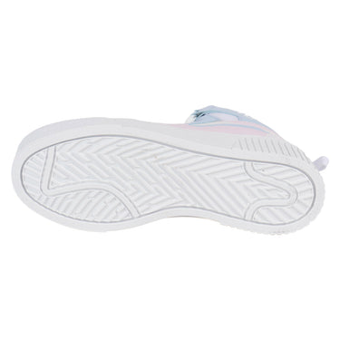 Tenis De Bota Urbanos Fratello Color Blanco En Combinación Con Azul Y Rosa Para Mujer 2093