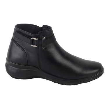 Botín Casual Verde Tabaco Color Negro Para Mujer 8003