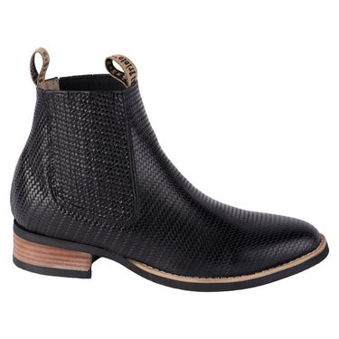 Botines Vaqueros Color Negro Fratello Para Hombre 0048