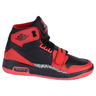 Tenis Urbanos de Bota Fratello Color Rojo con Negro para Hombre 0014