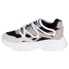 TENIS Fratello - 0518 - NEGRO GRIS CORAL - 23/26