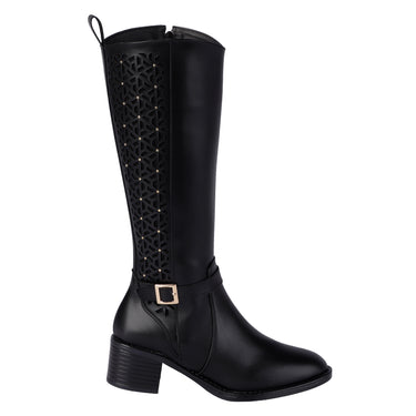 Botas Altas Color Negro Fratello Para Mujer 5055