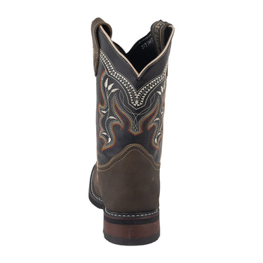 Botas Vaqueras en Piel Autentica Fratello Color Verde para Hombre 0140