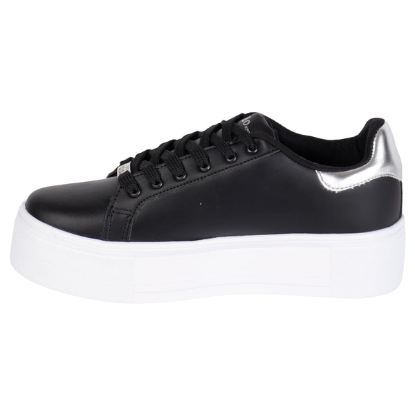 TENIS POLO HPC - 4038 - NEGRO PLATA - 22/26