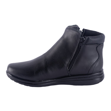 Fratello Botín Casual De Piel Color Negro Para Mujer 1017
