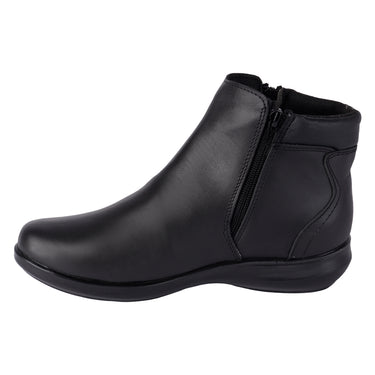 Fratello Botín Casual De Piel Color Negro Para Mujer 1017