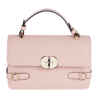 Bolso Crossbody Casual Fratello Para Mujer Sk-1927 Rosa Texturizado Oro