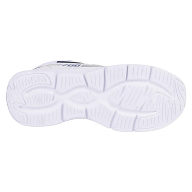 Tenis Deportivo Ligero Fratello Color Blanco Con Detalles Azul Marino Para Hombre 0700