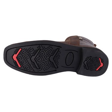 Botines Vaqueros de ¨Piel Fratello Color Café para Hombre 0215