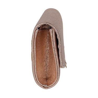 Bolso de Mano Elegante Fratello Color Oro Rosado para Mujer MD-6278M