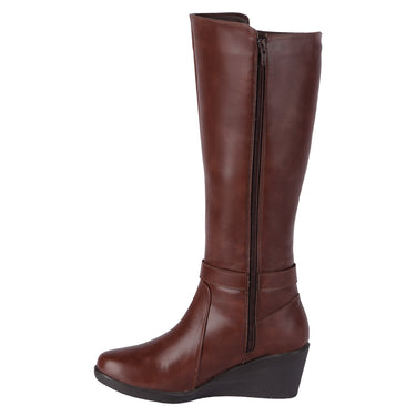 Botas Altas Color Café Fratello Para Mujer 5532