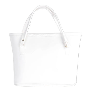 Bolso Tote Fratello Color Blanco Para Mujer Bn072 Blanco Lisa Oro