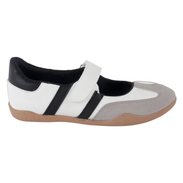 Tenis Casuales Fratello Color Blanco Gris para Mujer 0110