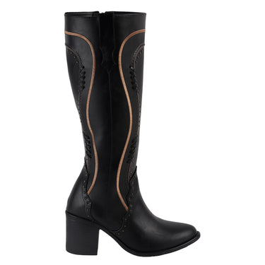 Botas de Tubo Alto Maquech Color Negro para Mujer 3090