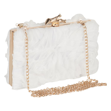 Bolso de Mano Elegante Fratello Color Blanco para Mujer MD-6265M