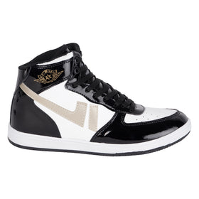 TENIS Fratello - NS-92.2 - NEGRO BLANCO ORO - 25/29