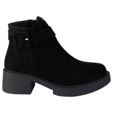 Botines Casuales Color Negro Fratello Para Mujer 25733