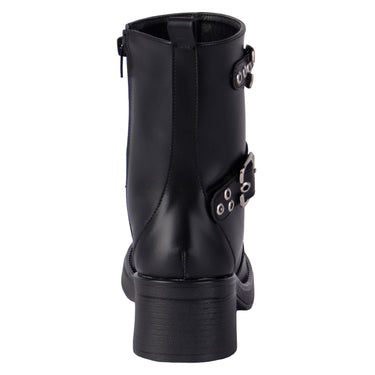 Botas De Caña Media Color Negro Fratello Para Mujer B100