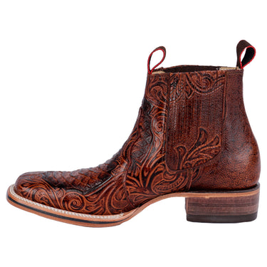 Botines Vaqueros Fratello Color Coñac Para Hombre 0380 Botín
