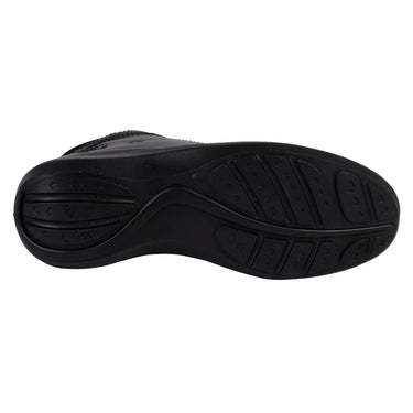 Botín Casual Piel Verde Tabaco Color Negro Para Mujer 8011
