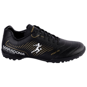 TENIS DIEGO MARADONA - FIERE PRO - NEGRO BLANCO ORO - 25/29